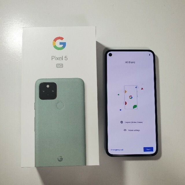 Pixel 5 本体 SIMフリー Sorta Sage