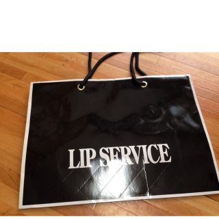 リップサービス(LIP SERVICE)のリップサービス ショップ袋(ショップ袋)