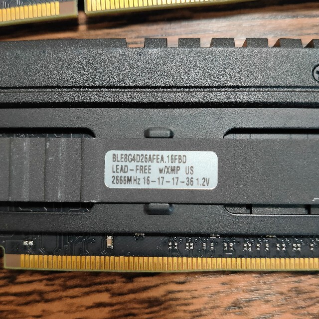 Ballistix ゲーミング DDR4-2666 メモリ 8GB×4PC/タブレット