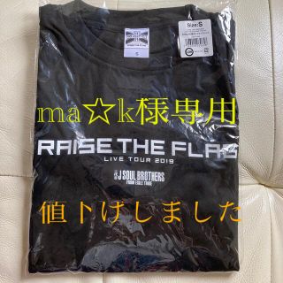 サンダイメジェイソウルブラザーズ(三代目 J Soul Brothers)の【再値下げ！新品未使用】三代目　LIVEフォトTシャツ(ミュージシャン)