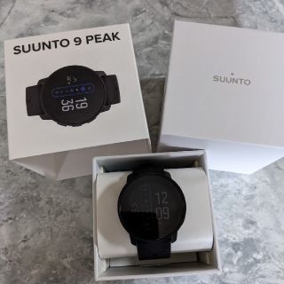 スント(SUUNTO)の値下げ！超美品！スント　SUUNTO 9PEAK　ALL BLACK(腕時計(デジタル))