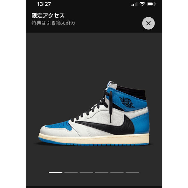 NIKE(ナイキ)のTRAVIS SCOTT × FRAGMENT JORDAN 1 28.0cm メンズの靴/シューズ(スニーカー)の商品写真