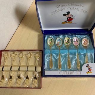 ディズニー ◇カトラリーコレクション 皿中七宝 ゴールド ディズニー ◇カトラリーコレクション 皿中七宝 ゴールド