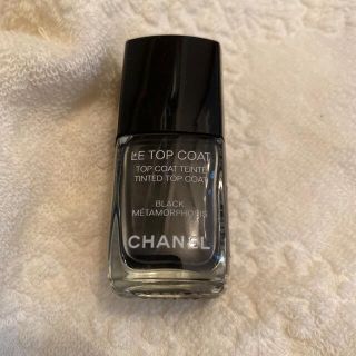 シャネル(CHANEL)のCHANEL トップコート　ルトップ コート タンテブラックメタモーフォシス(ネイルトップコート/ベースコート)