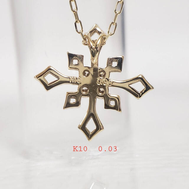 K10台♢天然ダイヤモンドプチネックレス(0.03 by K☆*'s shop|ラクマ