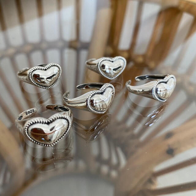 s925 heart ring