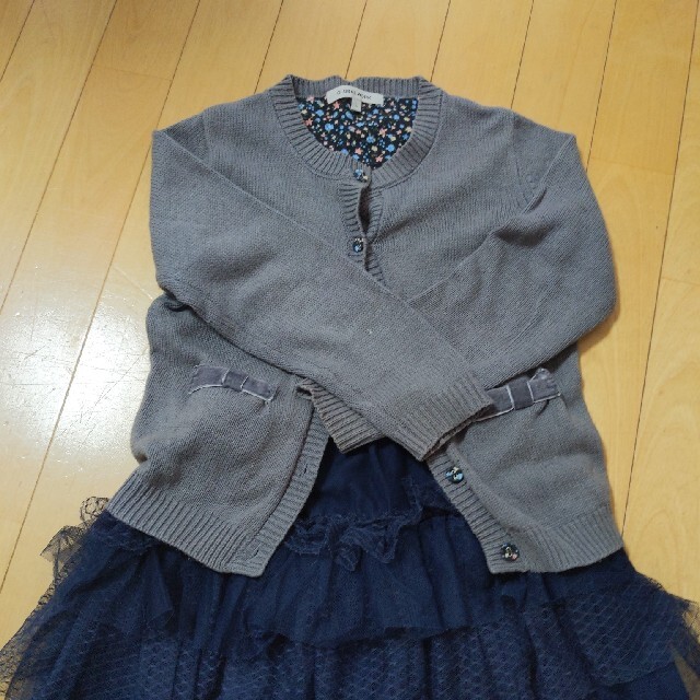 GLOBAL WORK(グローバルワーク)のGLOBAL WORK　カーデガンL（120 ） キッズ/ベビー/マタニティのキッズ服女の子用(90cm~)(カーディガン)の商品写真