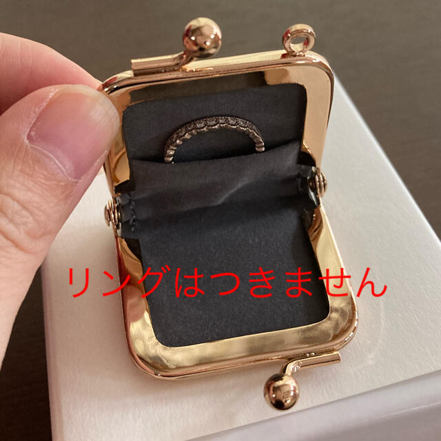 mederu メデルジュエリー がま口 黒 メデルジュエリー アクセサリーケース がま口