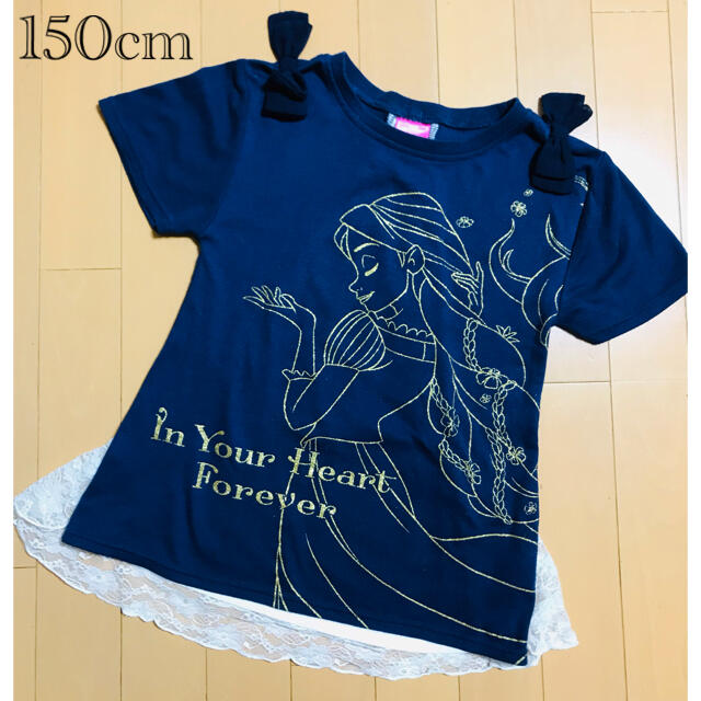 しまむら(シマムラ)のディズニー　プリンセス　Tシャツ　150cm キッズ/ベビー/マタニティのキッズ服女の子用(90cm~)(Tシャツ/カットソー)の商品写真