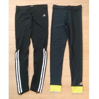 アディダス(adidas)のadidas アディダス レギンス  レディース ２着セット(トレーニング用品)