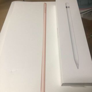 アイパッド(iPad)のPencil ＋ iPad 本体 第7世代 32GB wifiローズゴールド(タブレット)