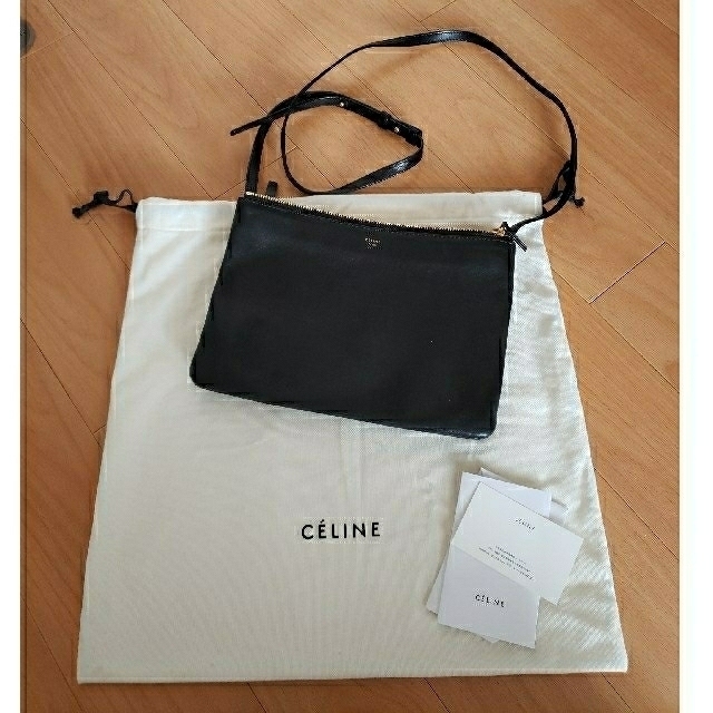 CEFINE(セフィーヌ)のCELINE (旧ロゴ) トリオラージショルダーバッグ レディースのバッグ(ショルダーバッグ)の商品写真