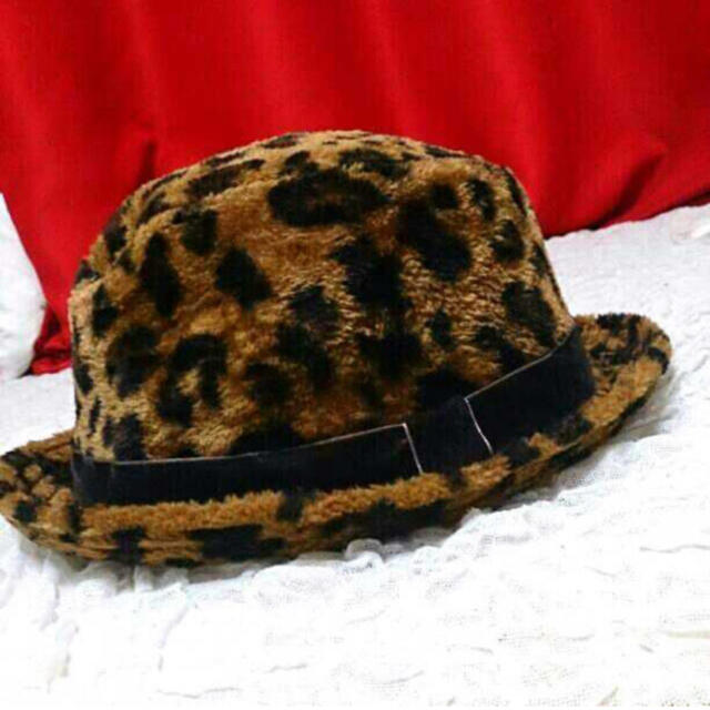CA4LA(カシラ)のファーハット　豹柄　帽子　柄物　無　カシラ　レディース　もこもこ　　新品　秋冬 レディースの帽子(ハット)の商品写真