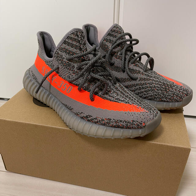 メンズ28 ADIDAS YEEZY BOOST 350 V2 BELUGA