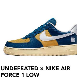 ナイキ(NIKE)のUNDEFEATED × NIKE AIR FORCE 1 LOW (スニーカー)