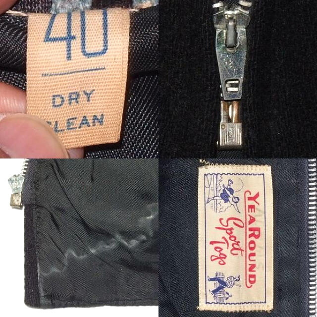 ▪️50's【YEA ROUND】VINTAGE JACKET | bombaytools.com