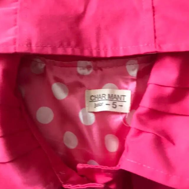 女の子　トレンチコート　ピンク　100〜110cm キッズ/ベビー/マタニティのキッズ服女の子用(90cm~)(ジャケット/上着)の商品写真