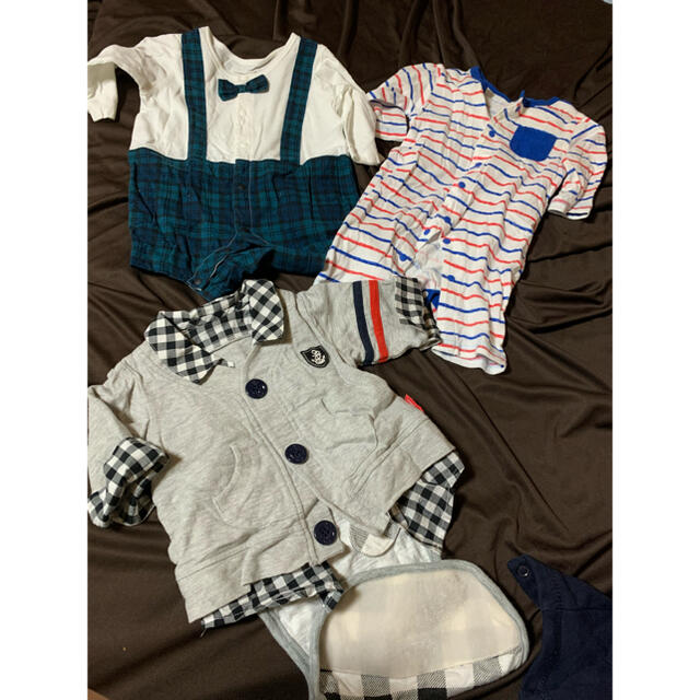 babyGAP(ベビーギャップ)のお値下げ！男の子　50〜70 おまとめ１３点！ キッズ/ベビー/マタニティのベビー服(~85cm)(ロンパース)の商品写真