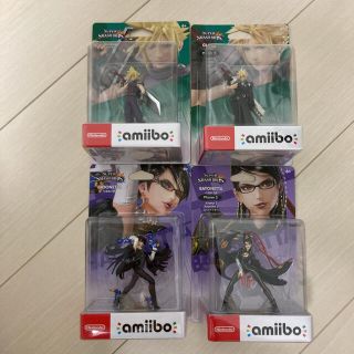 【新品未開封】amiibo アミーボ クラウド2種 ベヨネッタ2種 スマブラ