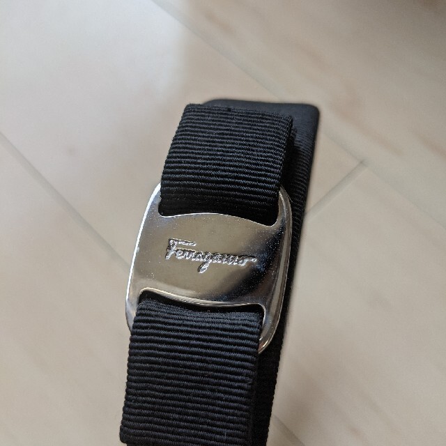 Ferragamo　リボン　カチューシャ　ブラック 1