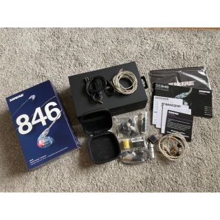 SHURE SE846 ＋ Supernova MkII リケーブル付き(ヘッドフォン/イヤフォン)