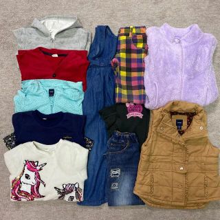 ベビーギャップ(babyGAP)の女児100㎝冬服　11点まとめ売り(Tシャツ/カットソー)