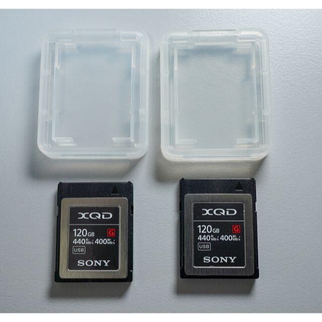 Sony製XQDカード120GB　2枚セット