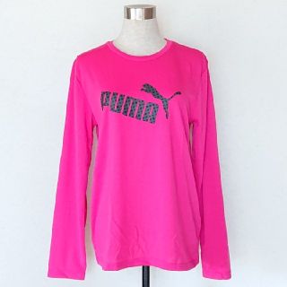 プーマ(PUMA)のPUMA ﾌﾟｰﾏｷｬｯﾄ×総ﾛｺﾞ 吸汗速乾ｿﾌﾄﾀｯﾁﾄﾞﾗｲＴｼｬﾂ 新品(Tシャツ(長袖/七分))