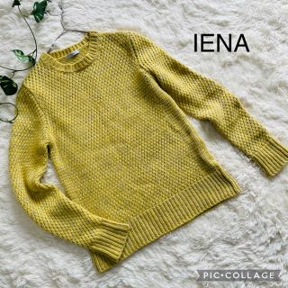 イエナ(IENA)のイエナ　IENA  ニット　クルーネックセーター(ニット/セーター)