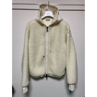 極美品 モンクレール パーカー ボア スウェット XSサイズ 白 ホワイト 極美品 モンクレール パーカー ボア スウェット XSサイズ 白 ホワイト