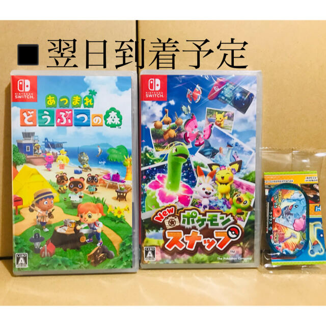 2台 ●どうぶつの森 ●ポケモンスナップゲームソフト/ゲーム機本体