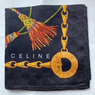 セリーヌ(celine)の【新品未使用】大判セリーヌ　ハンカチ(ハンカチ/ポケットチーフ)