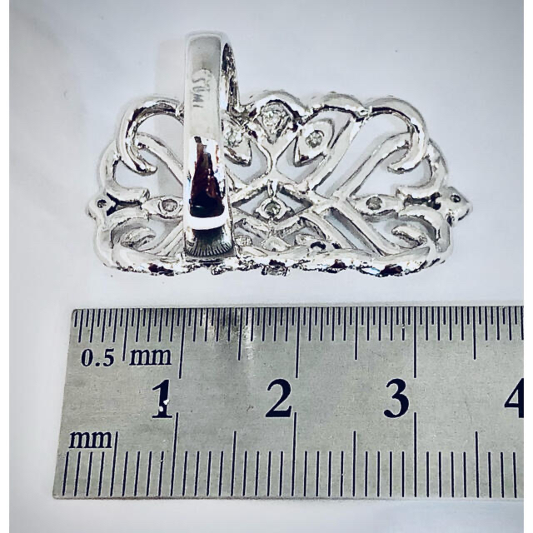 【新品】ダイヤモンドリング(K18WG) レディースのアクセサリー(リング(指輪))の商品写真