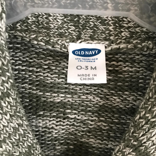 Old Navy(オールドネイビー)の《美品》ベビー カーディガン キッズ/ベビー/マタニティのベビー服(~85cm)(カーディガン/ボレロ)の商品写真