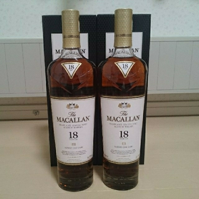マッカラン ダブルカスク 18年 MACALLAN 箱付き2本-