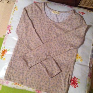 ダブルクローゼット(w closet)のw closet♡ピンクレオパード♡(カットソー(長袖/七分))