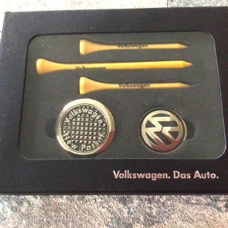 フォルクスワーゲン(Volkswagen)の【非売品】Volkswagen オリジナルグリーンマーカー&ウッティーセット(ゴルフ)