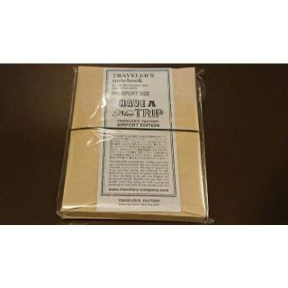 トラベラーズノート 成田空港限定 パスポートサイ 新品 トラベラーズ