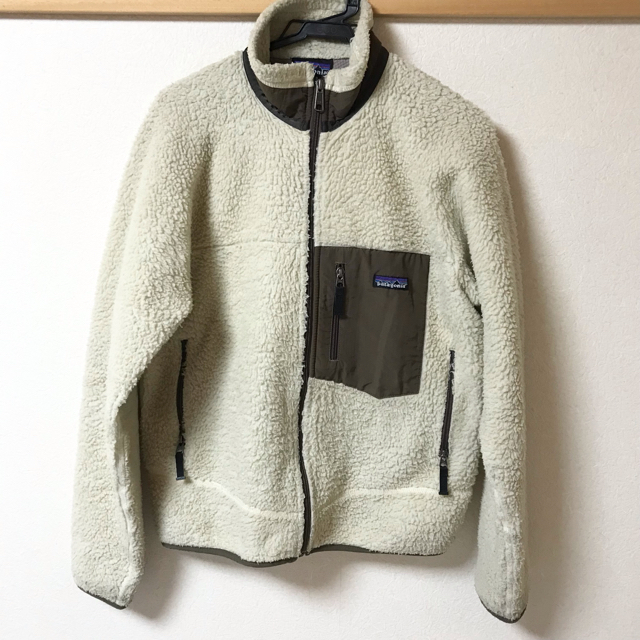 パタゴニア patagonia レトロx ナチュラル×ブラウン Sサイズ - ブルゾン