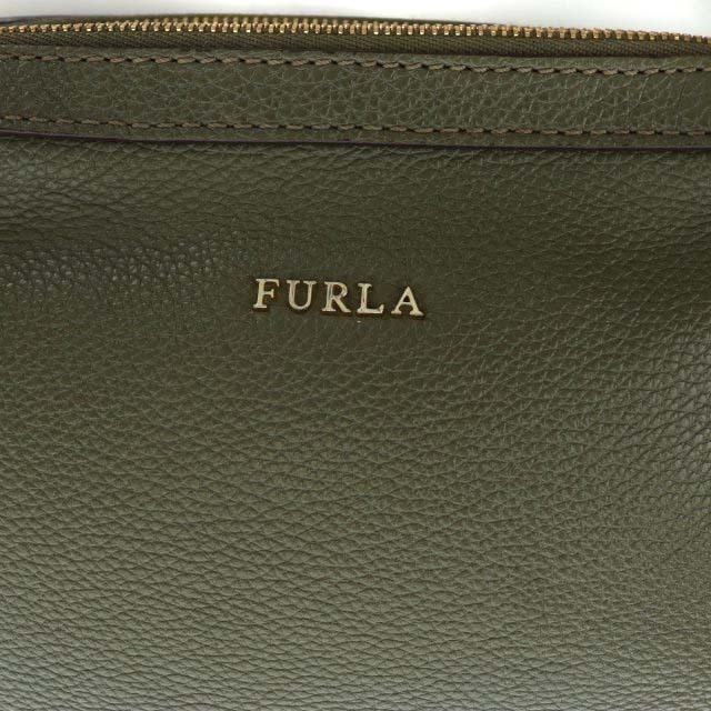 Furla(フルラ)のフルラ FURLA ショルダーバッグ ミニ ロゴ レザー カーキ 緑 グリーン レディースのバッグ(ショルダーバッグ)の商品写真