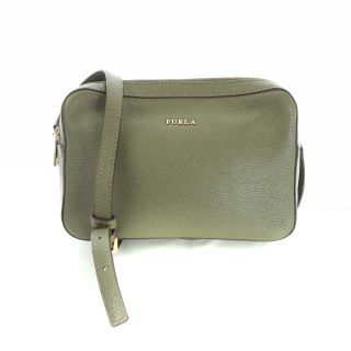 フルラ(Furla)のフルラ FURLA ショルダーバッグ ミニ ロゴ レザー カーキ 緑 グリーン(ショルダーバッグ)