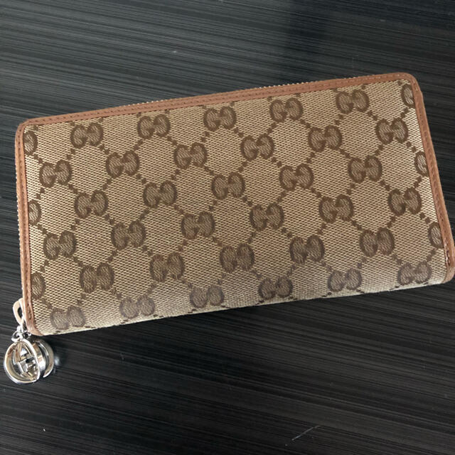 格安SALEスタート ラウンドファスナー 長財布 黒 長財布 グッチ GUCCI