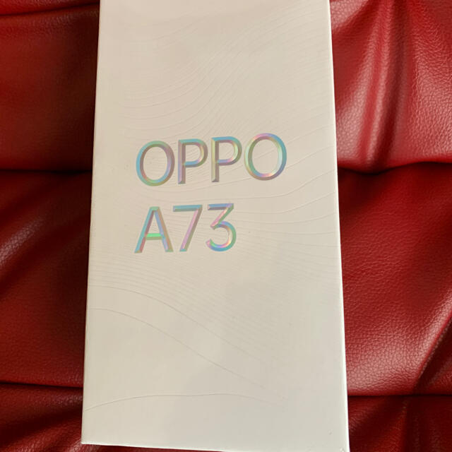 OPPO(オッポ)のoppo a73 ダイナミックオレンジ　新品未使用 スマホ/家電/カメラのスマートフォン/携帯電話(スマートフォン本体)の商品写真