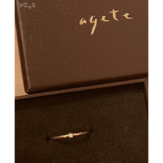 アガット(agete)のagete ダイヤモンド18Kリング 11号(リング(指輪))