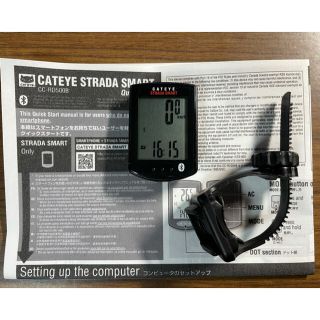 キャットアイ(CATEYE)の美品 CATEYE Bluetooth対応サイコン Strada Smart(パーツ)