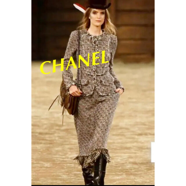 CHANEL - レア美品　ゴージャス♡シャネルウェスタンコレクション☆☆スカート40サイズ