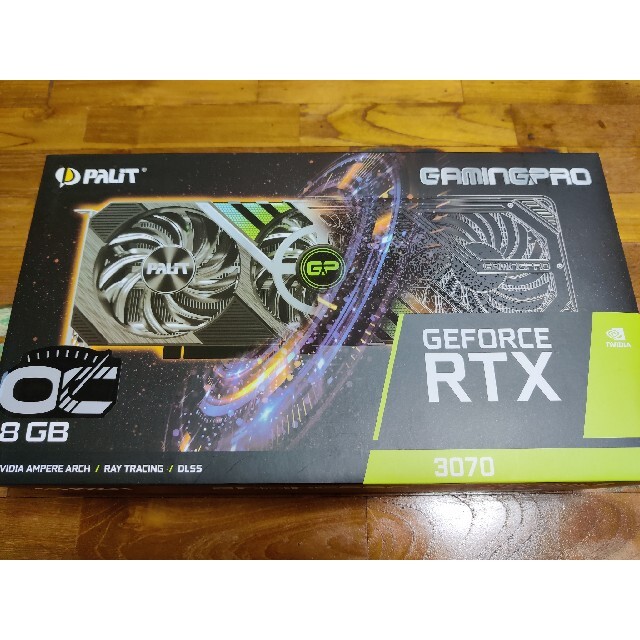 新品未使用 Palit RTX 3070 GamingPro OCPC/タブレット