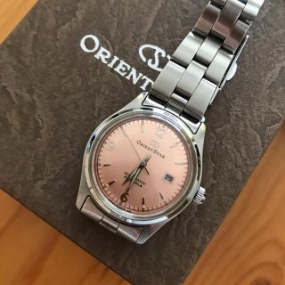 オリエント(ORIENT)の美品　オリエントスター　自動巻　レディース　腕時計　ピンクゴールド(腕時計)