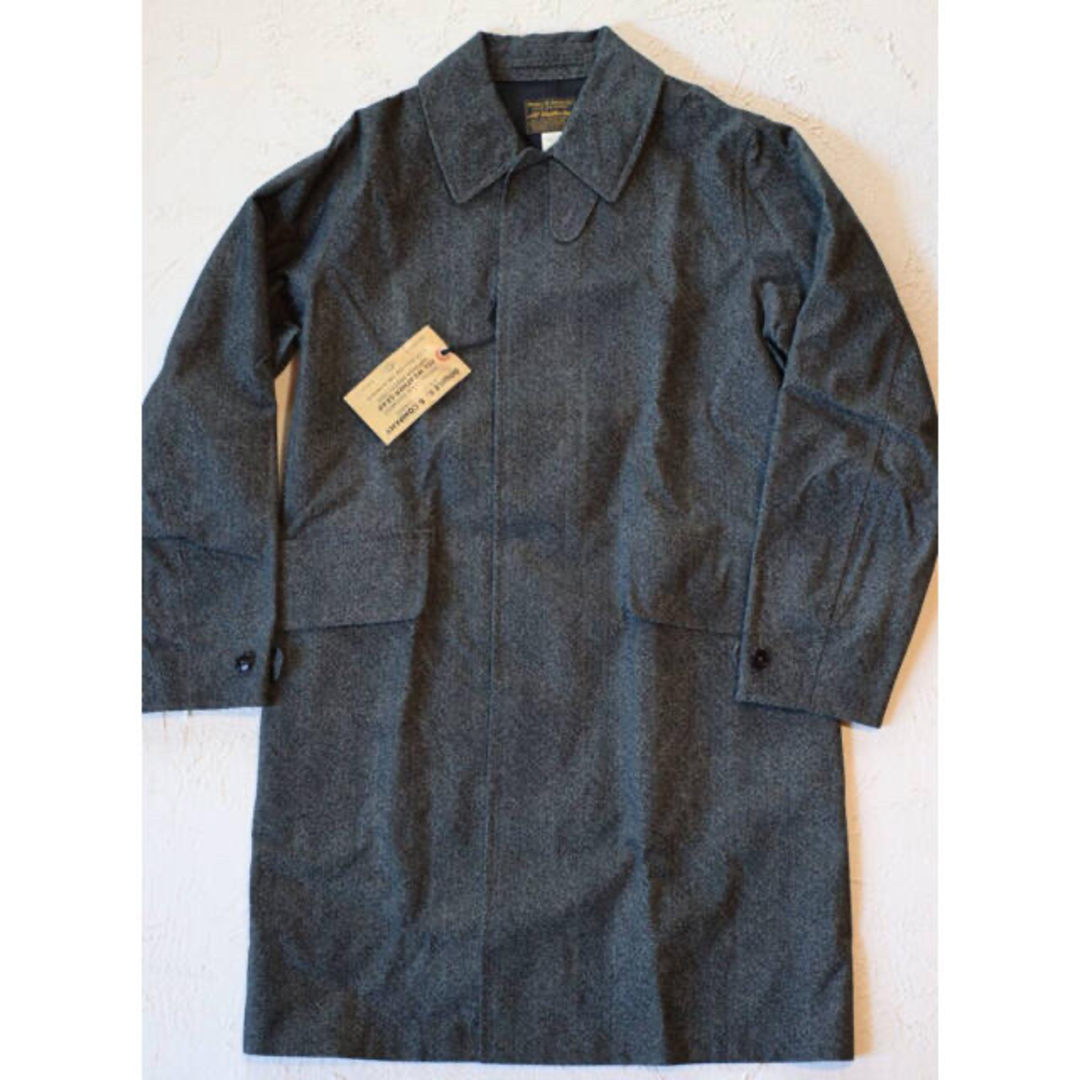 RRL - 新品*RRL*ヘリンボーンプリント ロングコート*S* レイン RRL - 新品*RRL*ヘリンボーンプリント ロングコート*S* レイン