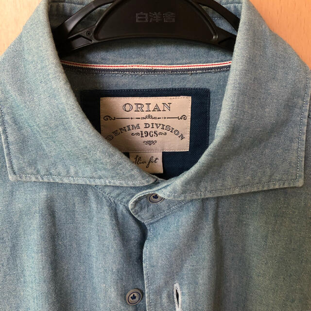 ORIAN　オリアン　シャツ　39　DENIM DIVISION　イタリア製